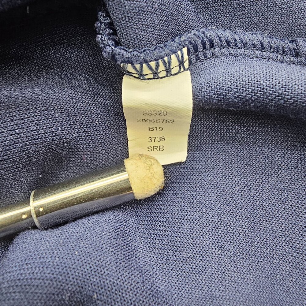 Duluth Trading co fleece vest mens size large navy blue full zip 88320 soft - Picture 6 of 9